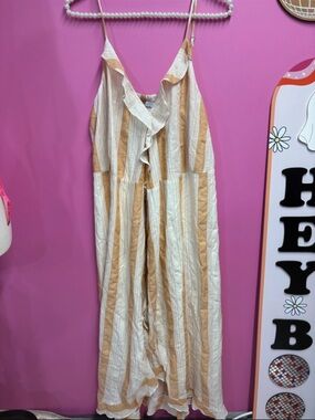 Heartloom striped midi dress size M
